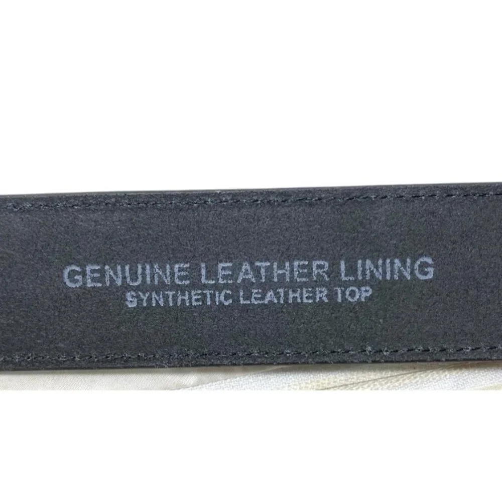 Columbia Sportswear Company Black Solid Logo Outdoor Workwear Career Belt Sz 48‎